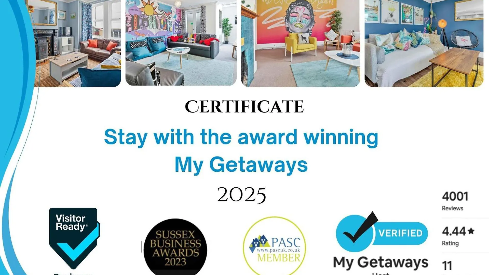 布赖顿Powis Patio Retreat By My Getaways公寓 0*, 布赖顿 英国